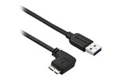 USB - StarTech.com 3ft Slim Left-Angle Micro USB 3.0 Cable - M/M - USB 3.1 Gen 1 - USB cable - 1 m - USB3AU1MLS