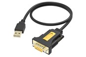 Nettverksadapter - Vision USB 2.0 to 9-Pin RS-232 Serial Adapter Black - TC-USBSER