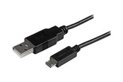 USB - StarTech.com Short Micro-USB cable - 15cm (6in) - USB cable - 15 cm - USBAUB15CMBK