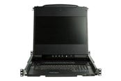 KVM-switch - StarTech.com 17" Dual Rail Rackmount KVM Console with 1080p - DVI & VGA - KVM console - Full HD (1080p) - 17.3" - RKCONS17HD