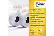 Papir, Fotopapir & Etiketter - Avery Hvite avtagbare prisetiketter , Hvite, 26 x 16 mm, Avtagbar - PLR1626