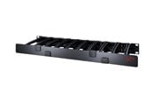 Rackskap - APC Horizontal Cable Manager Single-Sided with Cover - rack cable management panel with cover - 1U - AR8612