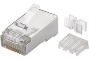 Nettverkskabel - Pro RJ45 plug CAT 6a STP shielded (10 pack) - 4040849725029