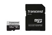 Minnekort - Transcend 350V High Endurance MicroSD/SD - 100MB/s - 128GB - TS128GUSD350V