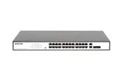 Switch/splitter - DIGITUS DN-95343 24 Port Fast Ethernet PoE Switch 19 Inch Unmanaged 2 Uplinks - DN-95343