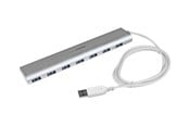 USB-hub - StarTech.com USB 3.0 Hub Compact 7 ports USB-hub - USB 3.2 - 7 porter - Sølv - ST73007UA