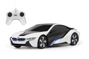 Fjernstyrt - Jamara BMW I8 1:24 white 27Mhz - 404495