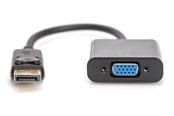 Skjermkabel - DIGITUS DisplayPort  to D-Sub Adapter Cable - 0.15m - AK-340403-001-S