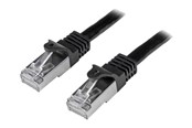 Nettverkskabel - StarTech.com 1m Black Cat6 / Cat 6 Shielded (SFTP) Patch Cable 1 m - patch cable - 1 m - black - Svart - 1m - N6SPAT1MBK