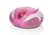 CD-spiller - Lenco SCD-37 USB - Portable FM Radio CD and USB player - Pink - SCD37USBR