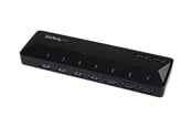 USB-hub - StarTech.com 7-Port USB 3.0 Hub plus Dedicated Charging Ports USB-hub - USB 3.2 - 7 porter - Svart - ST93007U2C