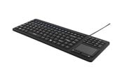 Tastatur - Deltaco rubberized keyboard with touchpad IP68 1 - Tastatur - Nordisk - Svart - ST-IKB888