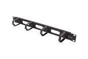 Tilbehør - Deltaco 19" 1U Metal Cable Management with brush - SP-3650-1U