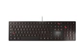 Tastatur - Cherry KC 6000 SLIM - Tastatur - Nordisk - Svart - JK-1600PN-2