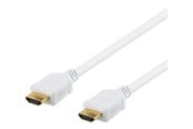 Skjermkabel - Deltaco Displayport- Skærmkabel - 15m - Hvid - HDMI-1080AD