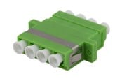 Tilbehør - Deltaco Snap-in fiber mating sleeve 4xLC-LC Single mode. - FBP-1068