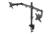 Skjermholder - Deltaco Dual Monitor Desk Mount for 13"-32" screens - Svart - GAM-040