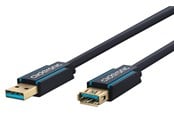 USB - ClickTronic USB 3.0 Extension. 3m - High Speed - 4040849701207