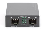 Repeater, forsterkere, bridges og transceivere - DIGITUS DN-82133 Gigabit Multimode/Singlemode Media Converter SFP - DN-82133