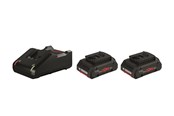 Batterier & Ladere - Bosch Professional Blue bosch 18v batterykit w/charger 18v-40 2x4.0ah - 1600A01BA3