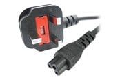 Strømkabel (ekstern) - StarTech.com Cord 3 Slot for UK BS1363 to C5 Clover Leaf - power cable - 2 m - PXTNB3SUK2M