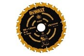 Sirkelsag - Dewalt Extreme 2nd Fix Circular Saw Blade 190mm 30mm Bore 24T - DT10304-QZ