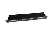Tilbehør - Gembird NPP-C524-002 - patch panel with cable management - 1U - 19" - NPP-C524-002