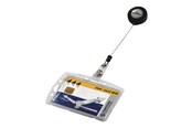 Konferanse & Presentasjon - DURABLE Hartbox f 1 Ausweiskarte mit Jojo 10er Pck - 8012-19