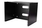 Rackskap - StarTech.com Wall-Mount Bracket for Shallow Rack-Mount Equipment - Solid Steel - 8U cabinet - 8U - WALLMOUNT8