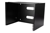 Rackskap - StarTech.com Wall-Mount Bracket for Shallow Rack-Mount Equipment - Solid Steel - 8U cabinet - 8U - WALLMOUNT8