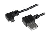 USB - StarTech.com Micro-USB Cable with Right-Angled Connectors - M/M - USB cable - 1 m - USB2AUB2RA1M