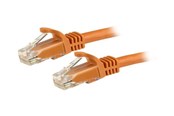 Nettverkskabel - StarTech.com Gigabit Snagless RJ45 UTP Cat6 Patch Cable Cord - patch cable - 3 m - orange - Oransje - 3m - N6PATC3MOR