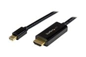 Skjermkabel - StarTech.com Mini DisplayPort to HDMI Adapter Cable - 5 m (15 ft) - 4K 30Hz - video cable - DisplayPort / HDMI - 5 m - MDP2HDMM5MB