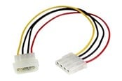 Strømkabel (intern) - StarTech.com LP4 Power Extension Cable - M/F - power extension cable - 30.48 cm - LP4POWEXT12