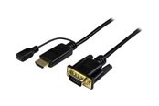 Skjermkabel - StarTech.com HDMI to VGA active converter cable HDMI to VGA adapter - video converter - 0.9m - HD2VGAMM3