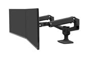 Skjermholder - Ergotron LX Dual Side-by-Side Arm - Black - 45-245-224