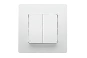 Switch - Legrand Double two switch 10a white - 664702