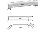 Skuffer & samleskinne kanaler - Wibe Junction coupling 14 hdg - 725096