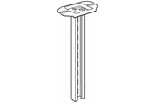 Skuffer & samleskinne kanaler - Wibe Vertical piece 2f/1000 hdg - 717200