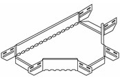 Skuffer & samleskinne kanaler - Wibe T-piece 300mm - CSU36153002
