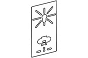 Skuffer & samleskinne kanaler - Wibe Mounting plate - CSU08250109