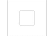 Skuffer & samleskinne kanaler - Hager Cover 1e/br 130 perlewhite - 1E/BR130PH
