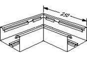 Skuffer & samleskinne kanaler - Tehalit Flat angle br 70130 l 8775 perlewhite - L8775PH
