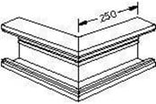 Skuffer & samleskinne kanaler - Hager External corner br 70130 pw - L8772PERL