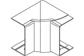 Skuffer & samleskinne kanaler - Hager Inner corner flex lf 30060 ph - LFF30064PH