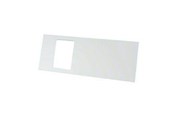 Skuffer & samleskinne kanaler - Hager Cover 1m 1se/br 130 perlewhite - 1SE/BR130PH