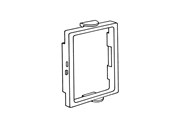 Skuffer & samleskinne kanaler - Tehalit Frame brn pw for clicline single - 1RC/BRN PH