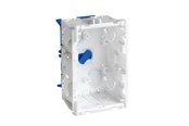 Skuffer & samleskinne kanaler - Hager Junction box clicline single - SC1-BRHN/BLÅ FOD