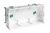 Skuffer & samleskinne kanaler - Hager Junction box clicline tripel br - 104F 1113