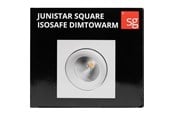 Lamper - SG Armaturen Junistar square isosafe dimtowarm sort 7w - 901253